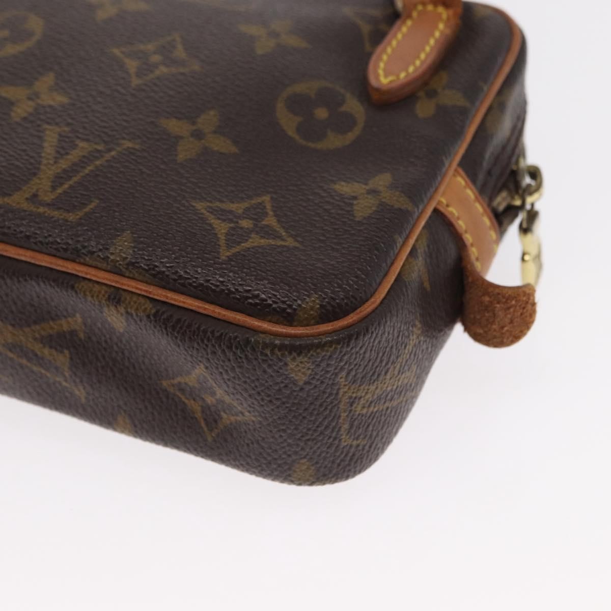 Louis Vuitton Pochette Marly Bandouliere Bag Monogram Canvas, BROWN, CANVAS, Shoulder bag