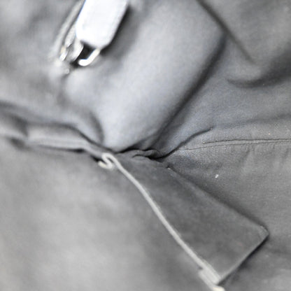 Gucci Zip Messenger Bag GG Canvas with Perforated Leather, BLACK, CANVAS, Shoulder bag