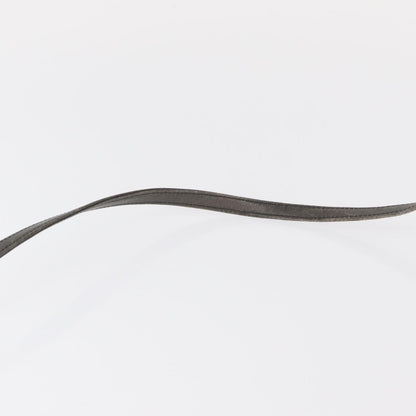 Christian Dior Vintage CD Logo Shoulder Bag Leather, GRAY, LEATHER, Shoulder bag