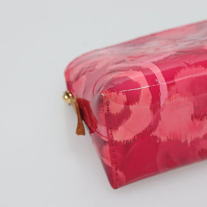 Louis Vuitton Cosmetic Case Limited Edition Monogram Vernis Ikat, PINK, PATENT_LEATHER, Toiletry Case