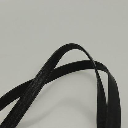 Burberry Tote Leather, BLACK, LEATHER, Tote bag