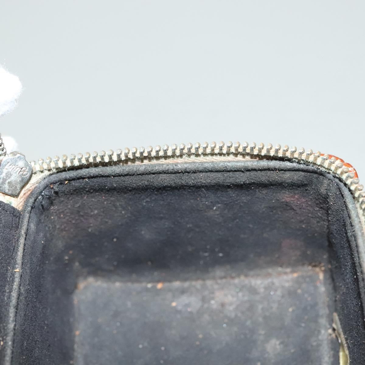 Chanel Rubiks Cube Wristlet Quilted Patent, BROWN, PATENT_LEATHER, Clutche & pouche