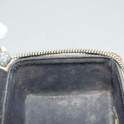 Chanel Rubiks Cube Wristlet Quilted Patent, BROWN, PATENT_LEATHER, Clutche & pouche