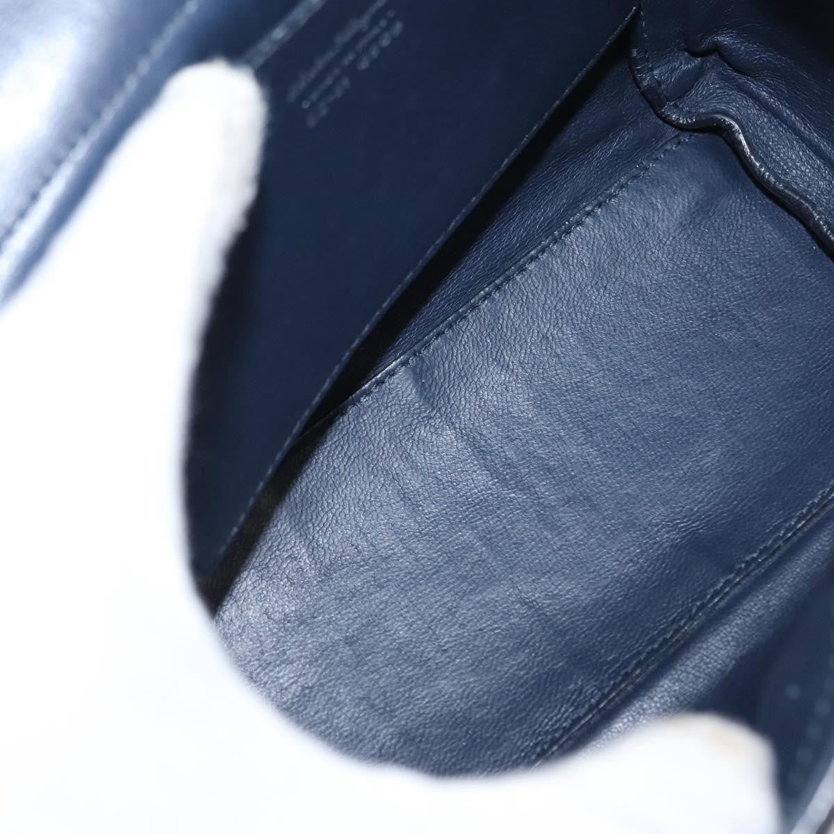 Salvatore Ferragamo Vala Handbag Leather, NAVY, DENIM_JEANS, Handbag