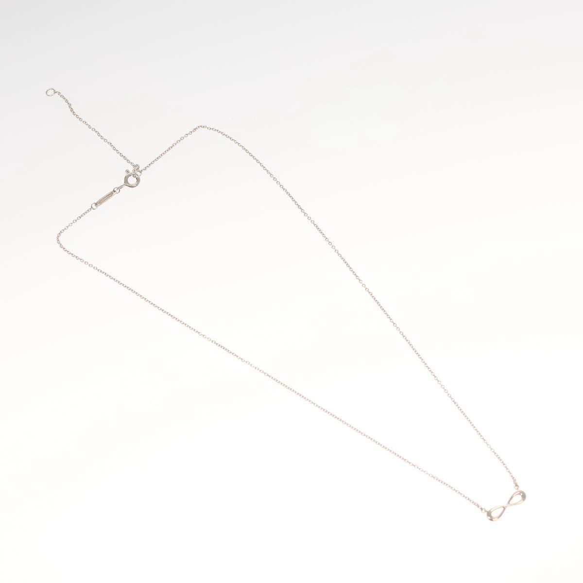 Tiffany & Co. Infinity Pendant Necklace Silver, SILVER, SILVER, Necklace