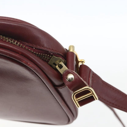 cartier Must de Cartier Shoulder Bag Leather, BURGUNDY, LEATHER, Shoulder bag