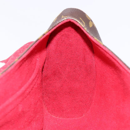 Louis Vuitton Sonatine Handbag Monogram Canvas, BROWN, CANVAS, Handbag