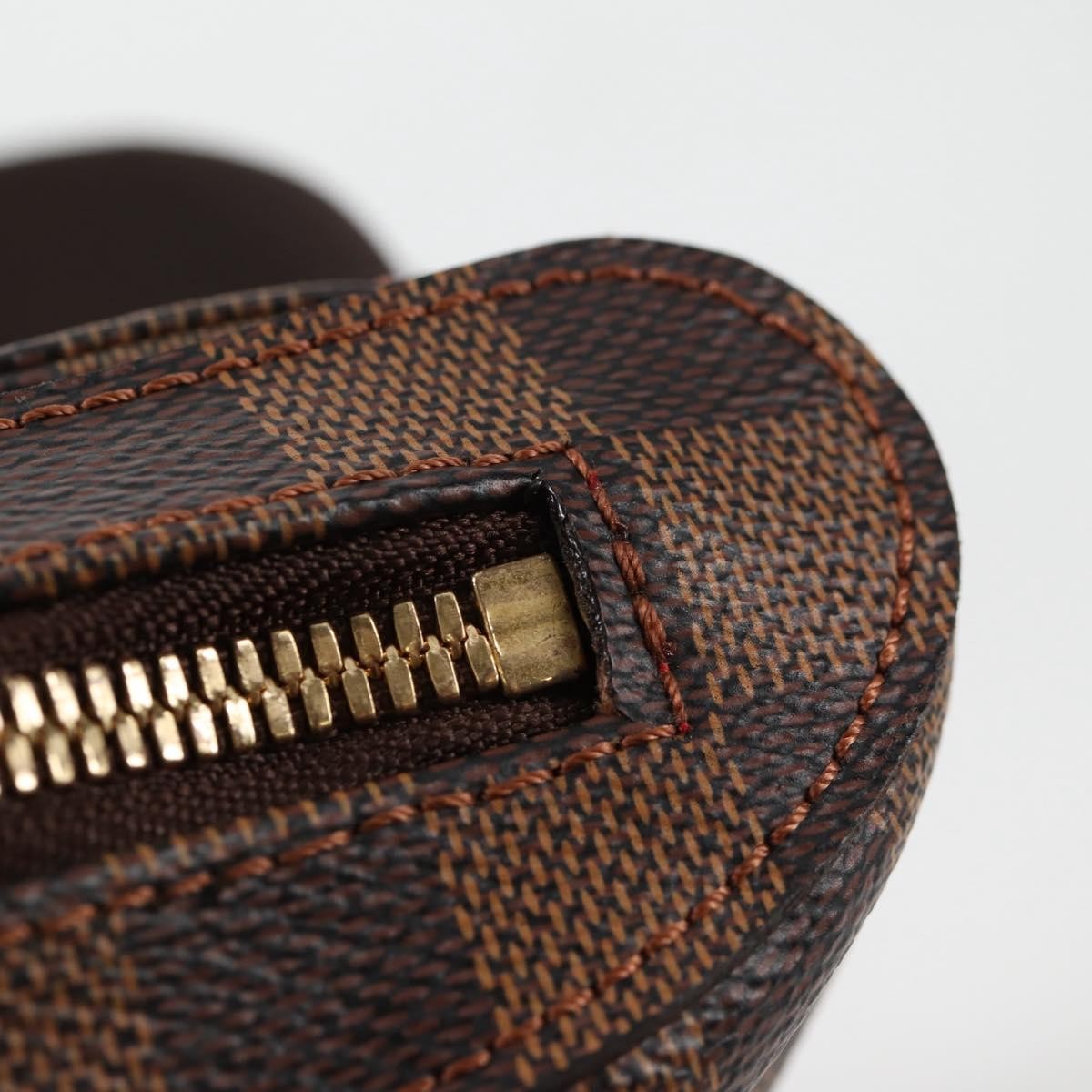 Louis Vuitton Geronimos Waist Bag Damier, BROWN, CANVAS, Travel bag