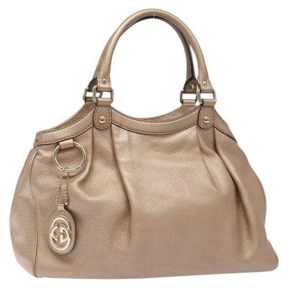 Gucci Sukey Tote Leather, PINK, LEATHER, Tote bag