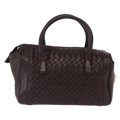 Bottega Veneta Intrecciato Handbag Leather, BROWN, LEATHER, Handbag