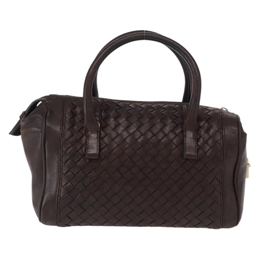 Bottega Veneta Intrecciato Handbag Leather, BROWN, LEATHER, Handbag
