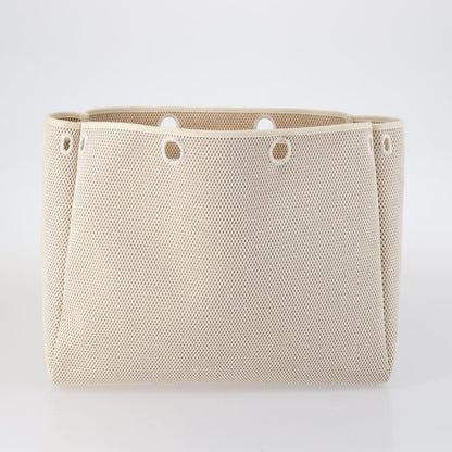 Hermes Herbag Cabas Toile and Leather, BEIGE, CANVAS, Tote bag