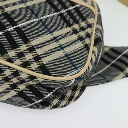 Burberry Waist Bag Vintage Check Canvas, BLUE, CANVAS, Shoulder bag