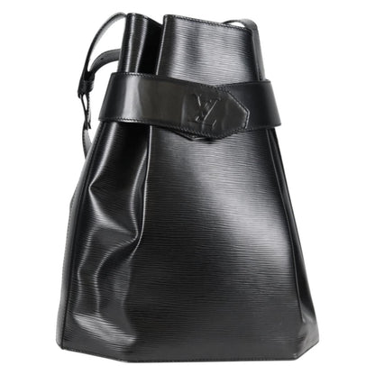 Louis Vuitton Vintage Sac d'Epaule Handbag Epi Leather, BLACK, LEATHER, Shoulder bag