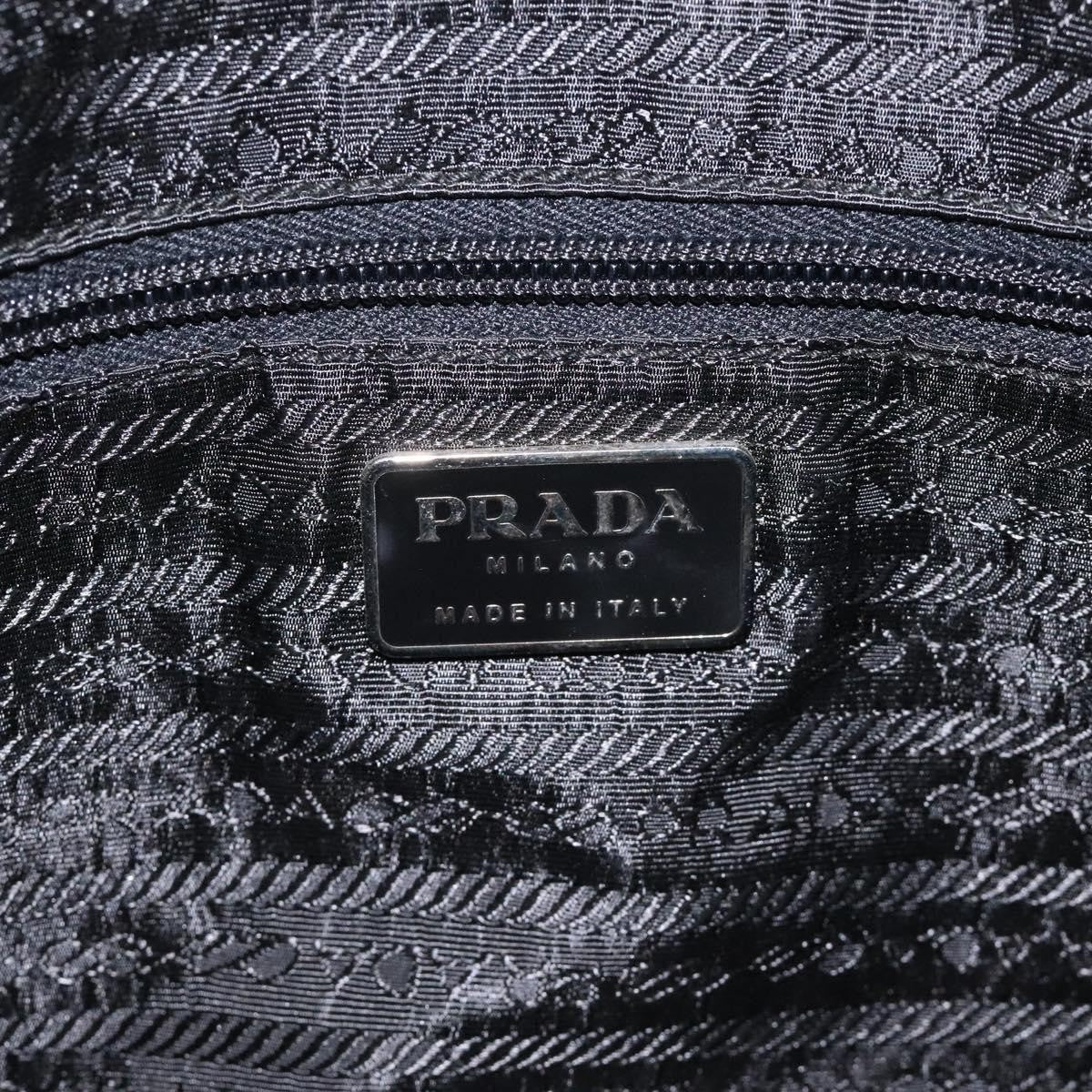 Prada Sport Zip Shoulder Bag Canvas, GRAY, CANVAS, Shoulder bag