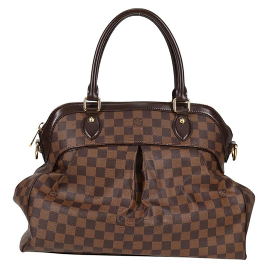 Louis Vuitton Trevi Handbag Damier, BROWN, CANVAS, Handbag