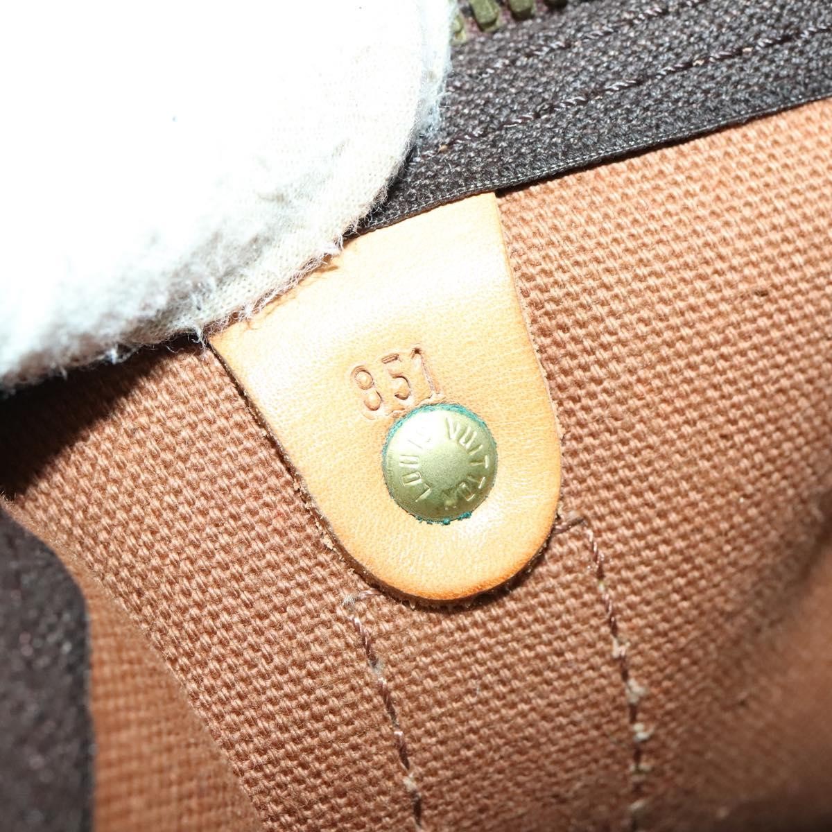 Louis Vuitton Keepall Bag Monogram Canvas, BROWN, CANVAS, Travel bag