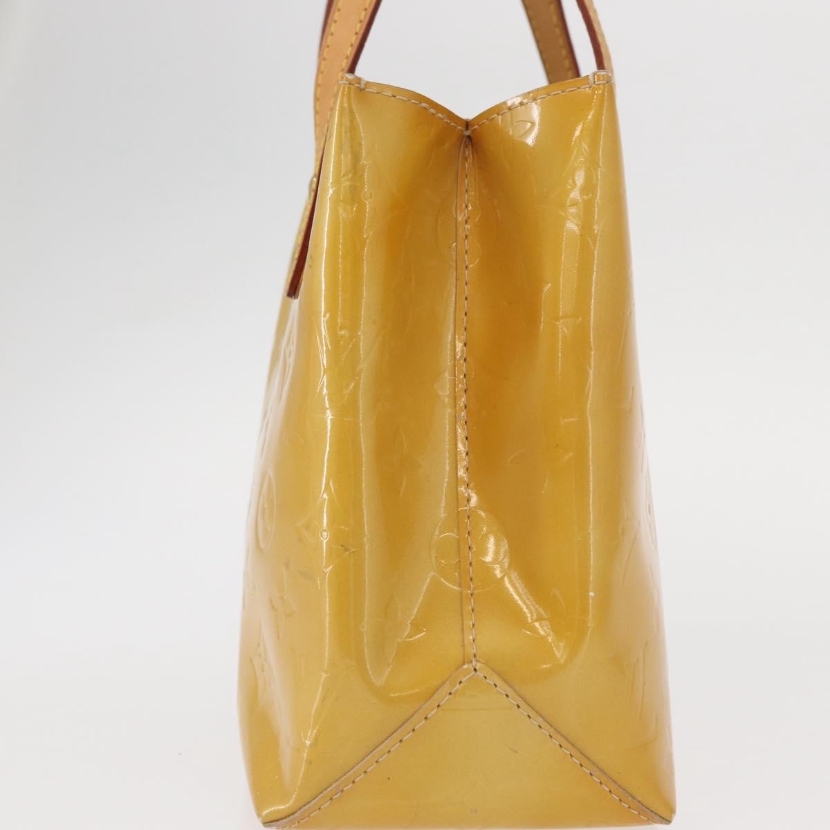Louis Vuitton Reade Handbag Monogram Vernis, BEIGE, PATENT_LEATHER, Handbag