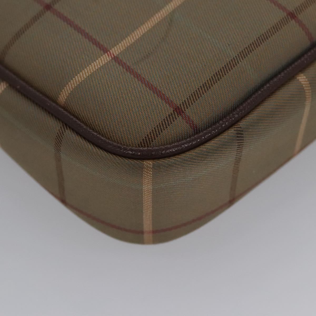 Burberry Nova check Pochette Canvas, BROWN, CANVAS, Clutche & pouche