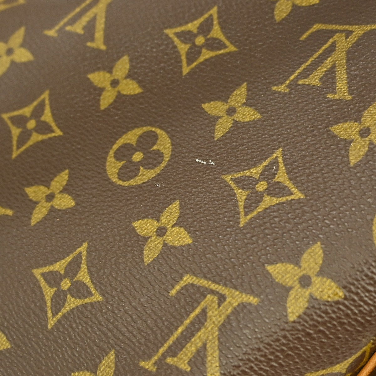 Louis Vuitton Keepall Bag Monogram Canvas, BROWN, CANVAS, Travel bag