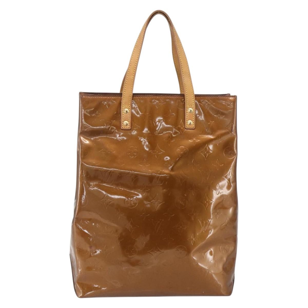 Louis Vuitton Reade Handbag Monogram Vernis, BROWN, PATENT_LEATHER, Handbag