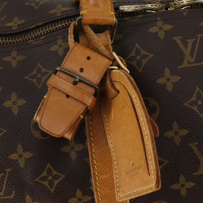 Louis Vuitton Keepall Bag Monogram Canvas, BROWN, CANVAS, Travel bag