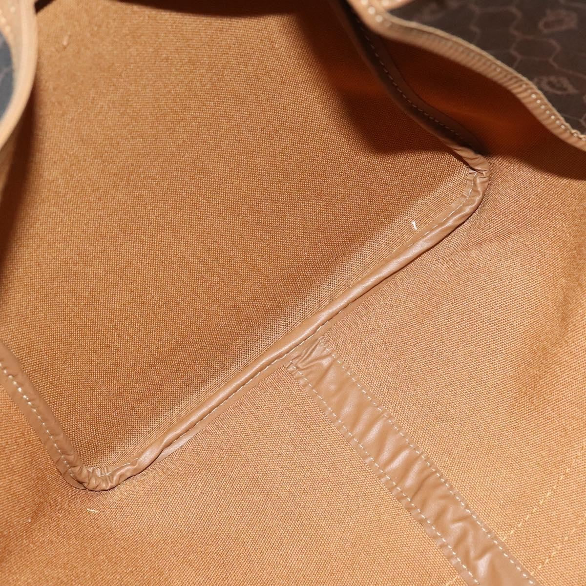 Christian Dior Vintage Honeycomb Handbag Canvas Leather, BLACK, CANVAS, Handbag