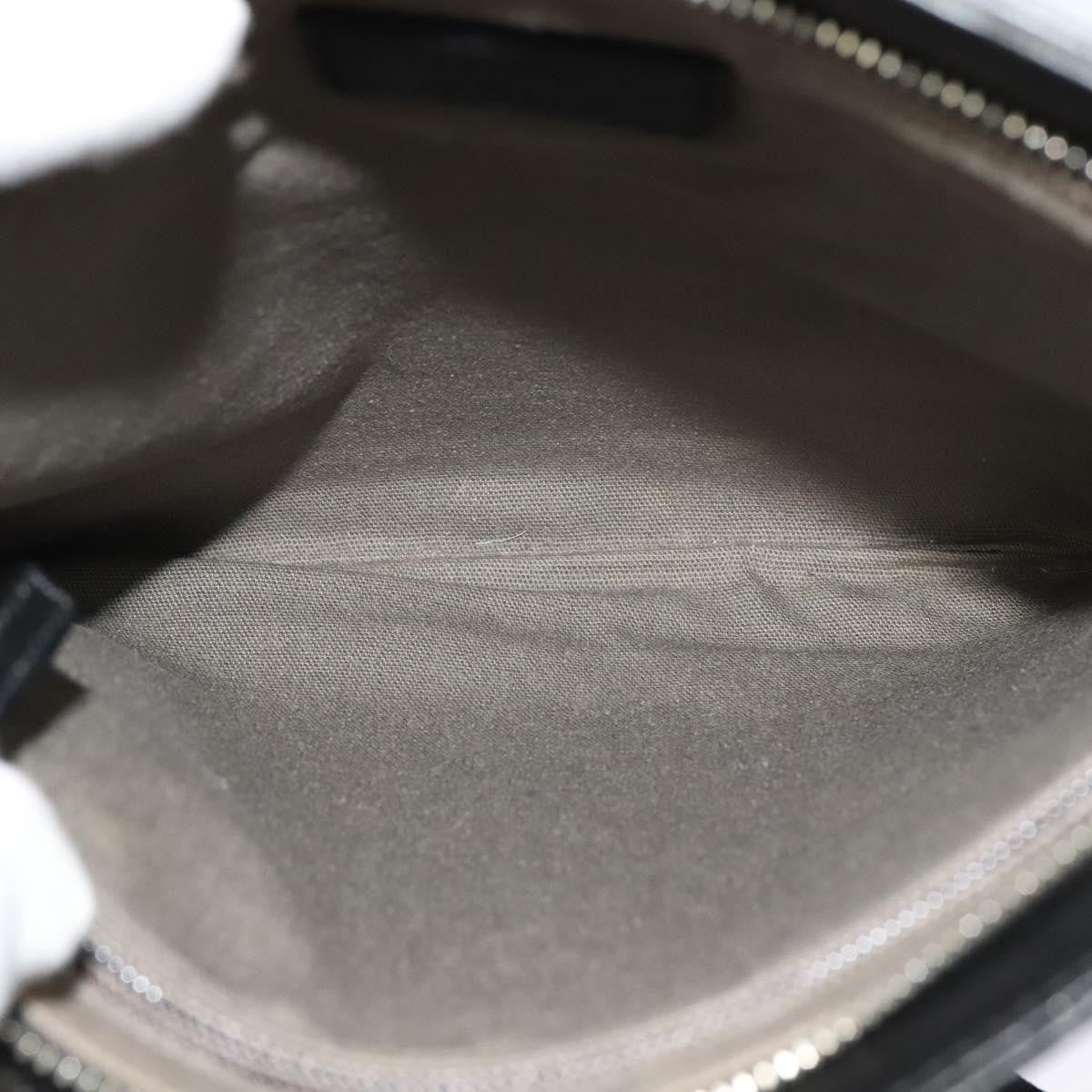 Salvatore Ferragamo Gancini Shoulder Bag Leather, BLACK, LEATHER, Shoulder bag