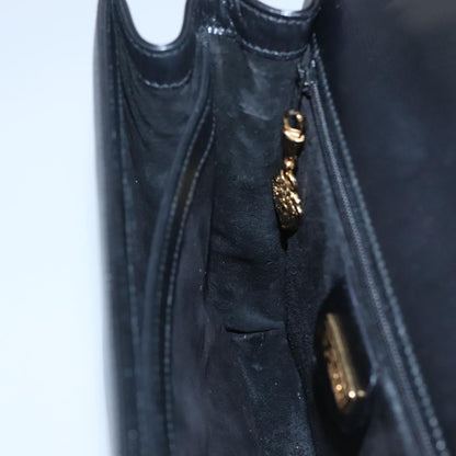 Gucci Vintage Handbag Leather, BLACK, LEATHER, Handbag