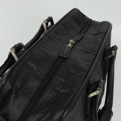 Gucci Vintage Boston Bag GG Canvas, BLACK, CANVAS, Travel bag