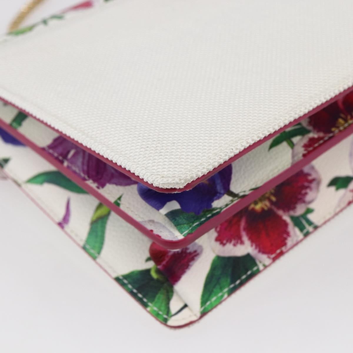 Salvatore Ferragamo Vintage Gancini Chain Shoulder Bag Canvas, MULTICOLOUR, CANVAS, Shoulder bag