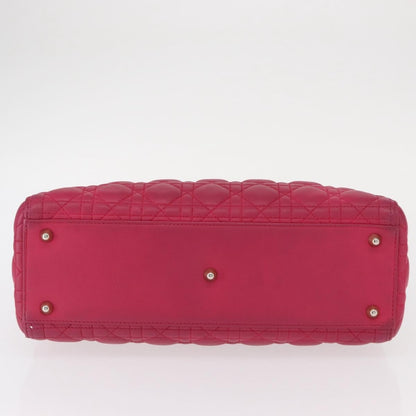 Christian Dior Lady Dior Bag Cannage Quilt Lambskin, PINK, LEATHER, Handbag