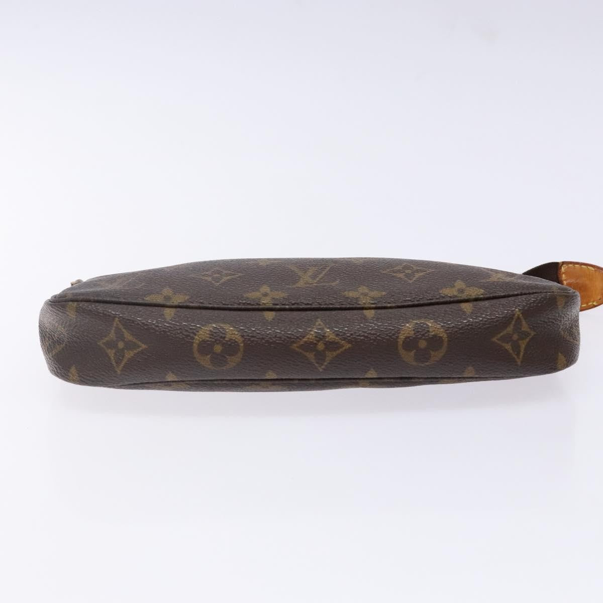 Louis Vuitton Pochette Accessoires Monogram Canvas, BROWN, CANVAS, Clutche & pouche