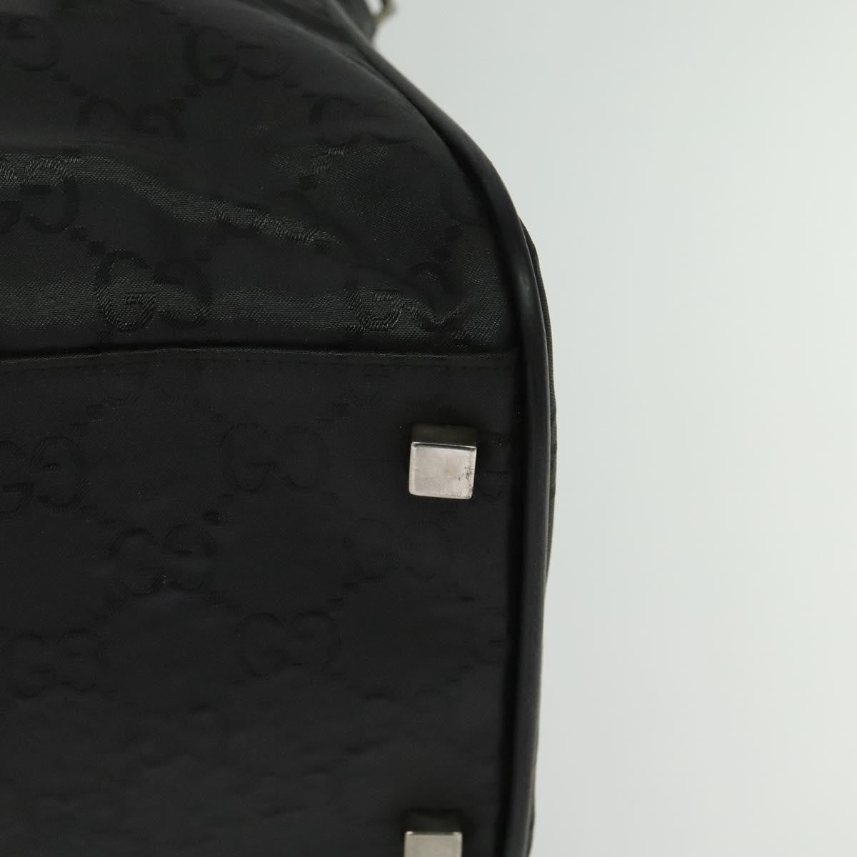 Gucci Vintage Boston Bag GG Canvas, BLACK, CANVAS, Travel bag