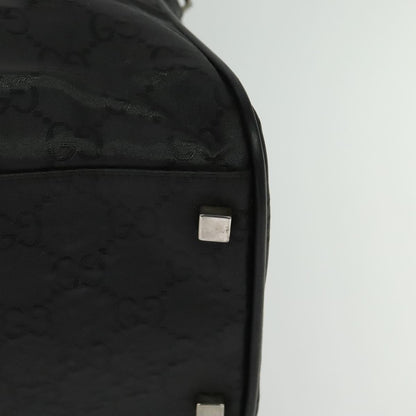 Gucci Vintage Boston Bag GG Canvas, BLACK, CANVAS, Travel bag