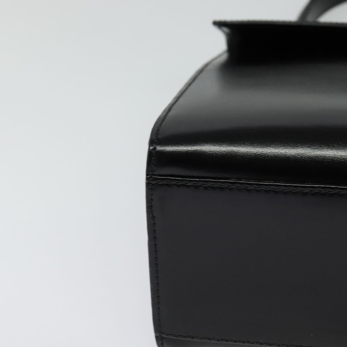 Celine Vintage Logo Top Handle Bag Leather, BLACK, LEATHER, Handbag