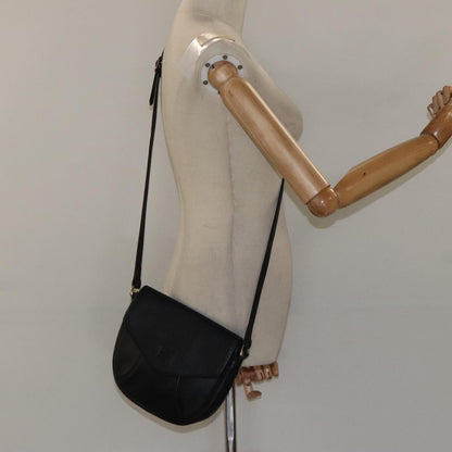 Burberry Flap Shoulder Bag Leather, BLACK, LEATHER, Shoulder bag