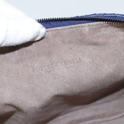 Bottega Veneta Intrecciato Leather, NAVY, LEATHER, Handbag