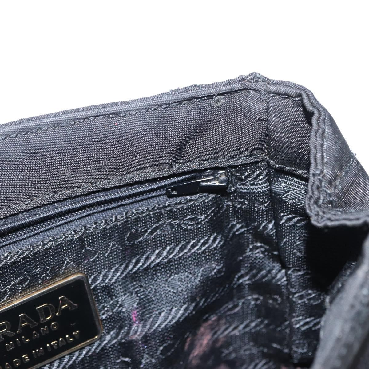 Prada Vintage Shoulder Bag Tessuto, BLACK, NYLON, Shoulder bag