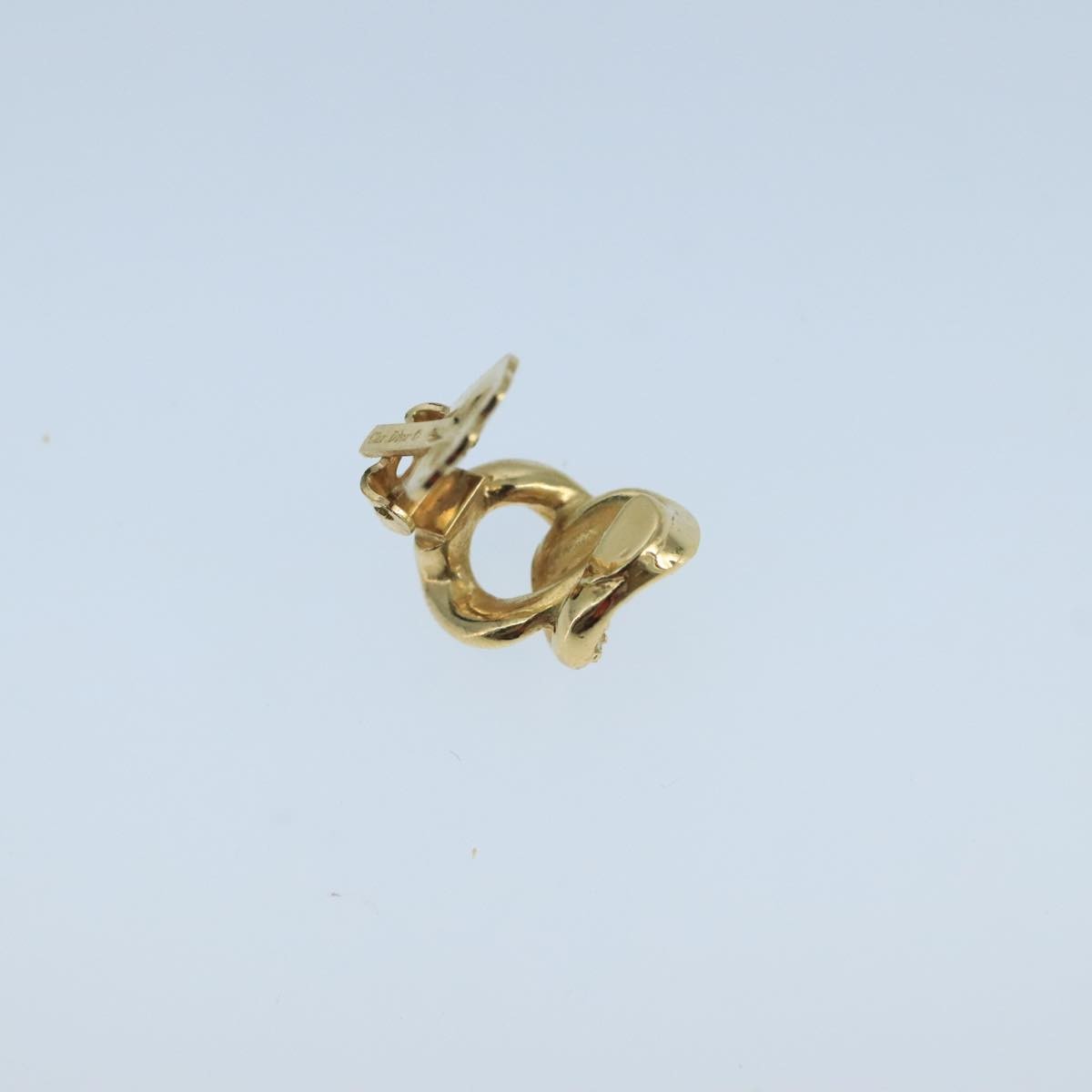 Christian Dior CD Tribales Drop Clip On Earrings Dior Métal, Gold, Metal, Earrings