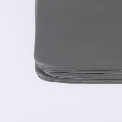 Celine Trio Crossbody Bag Leather, GRAY, LEATHER, Crossbody bag