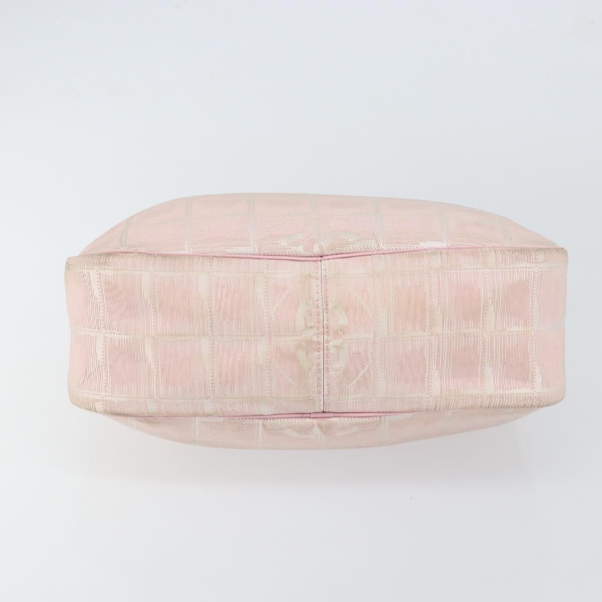 Chanel Travel Line Zip Hobo Nylon, PINK, NYLON, Shoulder bag