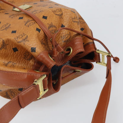 MCM Visetos Shoulder bag PVC, Brown, PVC, Shoulder Bag