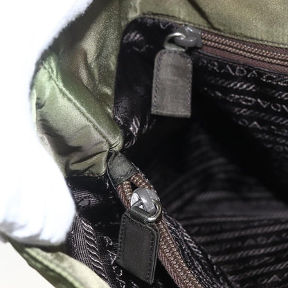 Prada Vintage Tote Tessuto, KHAKI, NYLON, Tote bag