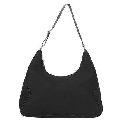 Salvatore Ferragamo Vintage Shoulder Bag Nylon, BLACK, NYLON, Shoulder bag