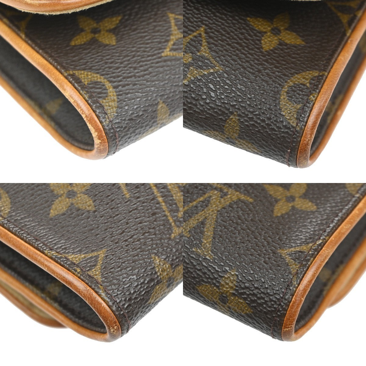 Louis Vuitton Twin Handbag Monogram Canvas, Brown, Canvas, Clutch