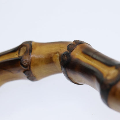 Gucci Vintage Bamboo Backpack Leather, BLACK, LEATHER, Backpack