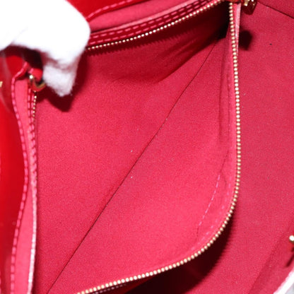 Louis Vuitton Wilshire Handbag Monogram Vernis, RED, PATENT_LEATHER, Handbag