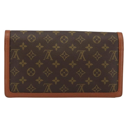 Louis Vuitton Dame Pochette Monogram Canvas, BROWN, CANVAS, Clutche & pouche