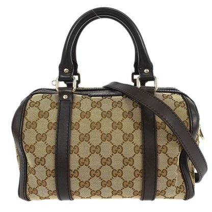 Gucci Abbey Boston Bag GG Canvas, BEIGE, CANVAS, Handbag